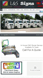 Mobile Screenshot of lcsignwriting.co.uk