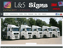 Tablet Screenshot of lcsignwriting.co.uk